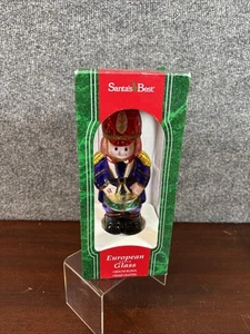 Santa's Best 1996 6” baterista estilo europeo vidrio soplado adorno NUEVO - Imagen 1 de 3