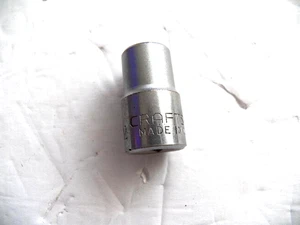 Craftsman 1/2" 1/2 Dr 12-Pt SAE Shallow Socket #47502 -EE- Made in USA - Bild 1 von 3