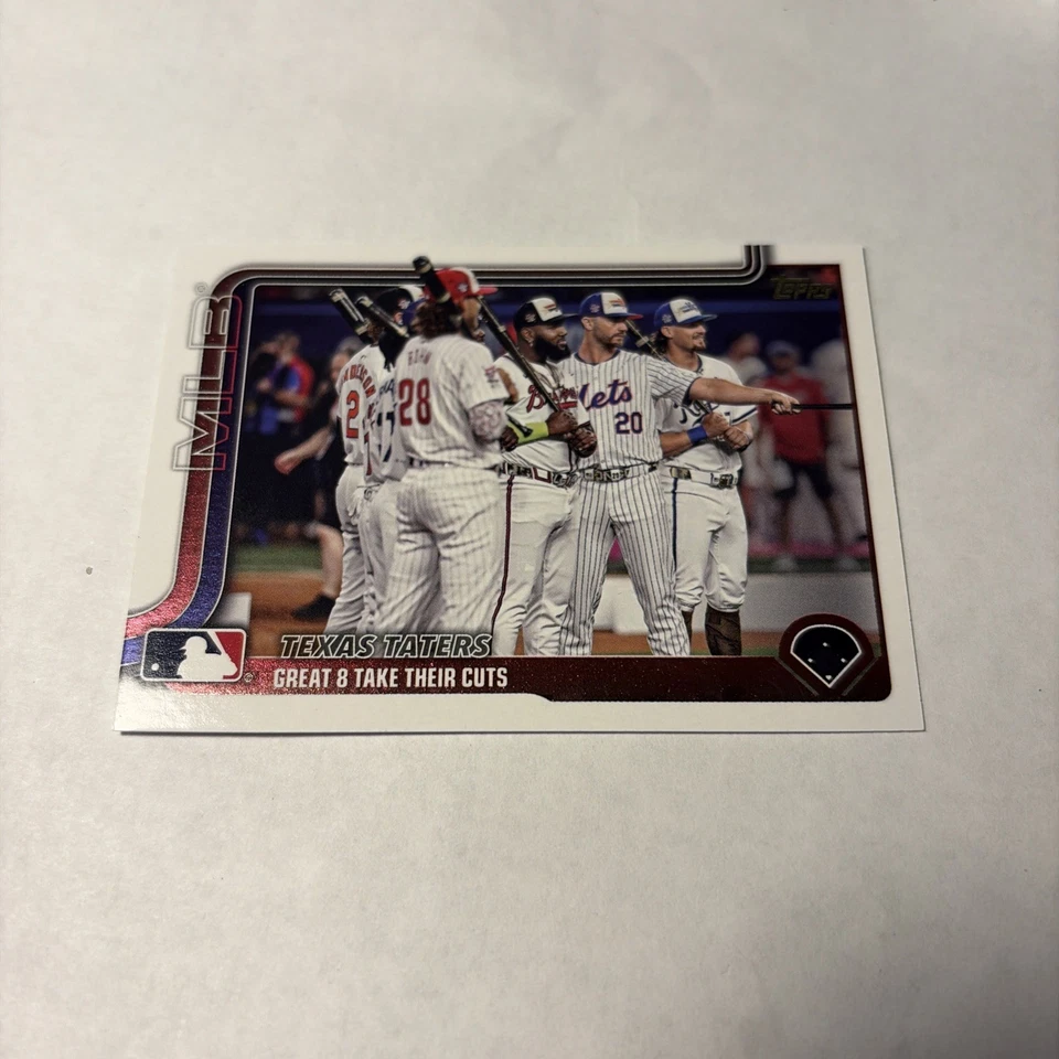 2025 Topps Serie 2 Texas Taters #409 Espejo Dorado Variación de Imagen SSP  Foto 1 de 2