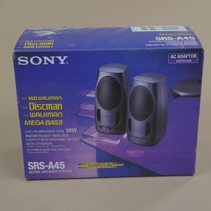 Sistema de altavoces activos Sony SRS-A45 con mega graves - ideal para reproductor de CD portátil - Imagen 1 de 14