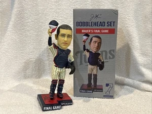 RARE 2019 Joe Mauer 2018 Final Game AUTO'D SGA Bobblehead, Minnesota Twins, NIB! - Picture 1 of 12