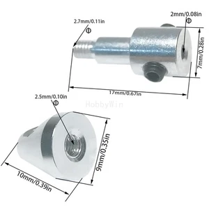 FMS part DZX015 1811 Motor Shaft for RC Scale Model Airplane 800mm Easy Trainer - Picture 1 of 8