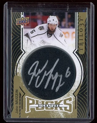 2017-18 Upper Deck Trilogy Signature Pucks #SPJM Jake Muzzin - Image 1 of 2