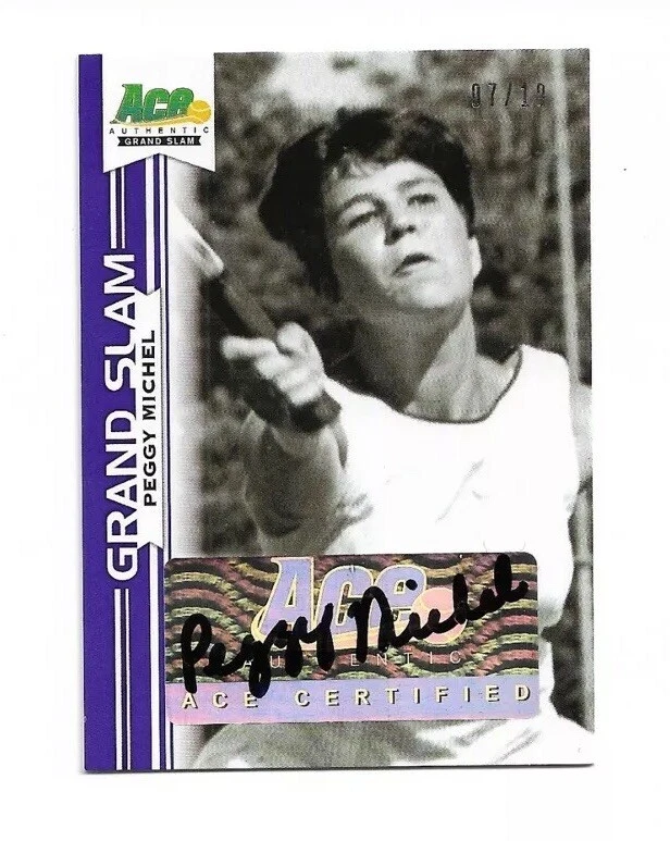 Ace Authentics SSP 2013 Grand Slam tenis Peggy Michel automático/10 impresión corta raro Foto 1 de 1