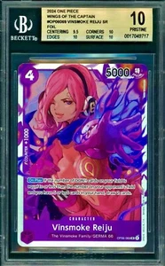Pristine BGS 10 Vinsmoke Reiju 2024 One Piece Wings of the Captain SR Foil Holo - Bild 1 von 2