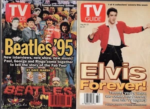 TV GUIDE Lot of 2 Special Issues- The Beatles '95 and Elvis Forever! (1997) - Imagen 1 de 3