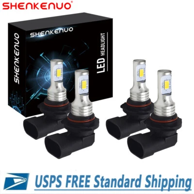 6000K LED Headlights Lights Bulbs for Acura EL 2004-2005 High/Low Beam Combo Kit - Изображение 1 из 4