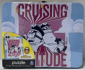 Minions The Rise of Gru Puzzle in Tin Lunch Box Cruising Altitude{FREE SHIPPING} - Picture 1 of 6