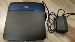 Cisco Linksys E3200 300 Mbps 4-Port Ethernet Gigabit Wireless N Router Tested - Picture 1 of 2