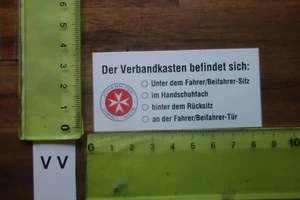 Alter Aufkleber Hilfsorganisation JUH Die JOHANNITER UNFALL-HILFE (VVB) - Bild 1 von 2