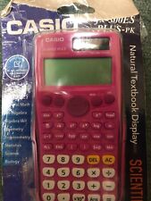 Casio Fx-300Es Plus Scientific Calculator - Pink-open box