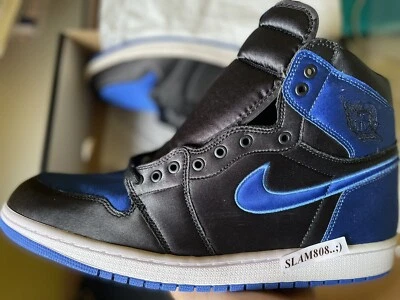 NIKE AIR JORDAN 1 RETRO ALTO OG SATINADO REAL TALLA 15 UK14 ¡MUESTRA! ¡NO NUMERADO! Foto 1 de 4