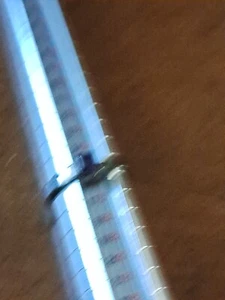 Vintage Sterling Silver Amethyst Ring Size 7.5 (Ww11/521) - Picture 1 of 3