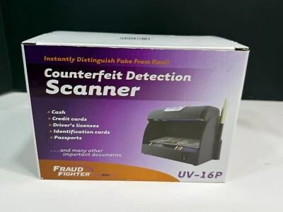 Escáner de detección de falsificaciones UVeritech UV-16P FRAUDE FIGHTER Foto 1 de 4