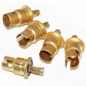 5x Laiton Coque Compteur Lampe Ampoule Support Douille Pour Willys Ford Jeeps - Picture 1 of 5