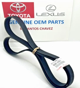 2008-2010 Toyota Highlander 3.5LSerpentine Drive Fan Belt GENUINE OEM PART - Picture 1 of 8