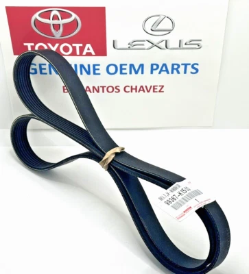 2008-2010 Toyota Highlander 3.5LSerpentine Drive Fan Belt GENUINE OEM PART - Image 1 of 4