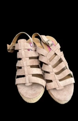 Sandalia de cuña alpargata caribeña para mujer Jellypop talla 8 Foto 1 de 2