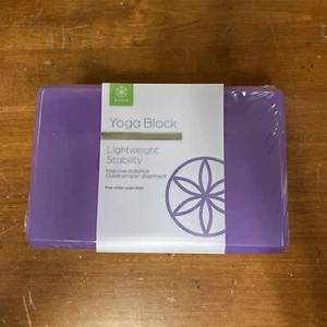 Gaiam Yoga & Pilates Accessories Yoga Block Purple New In Package - Picture 1 of 6