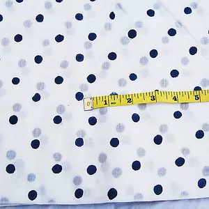 10 Yard Polka Dot Block Handmade Cotton Indian Natural Sanganeri Print Fabric - Picture 1 of 5