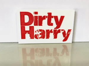 Dirty Harry Franchise Logo Neo-Noir Vigilante Action Thriller San Francisco Feds - Picture 1 of 1