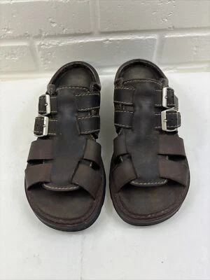 Sandalias gruesas marrones vintage 1997 marca simple mujer talla 10 de cuero usadas en excelente estado Foto 1 de 4