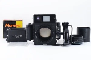 [N.NEUWERTIG mit Adaptern] Mamiya Press Filmkamera 6×9 Abstandhalter hinten in Box aus JAPAN - Bild 1 von 12