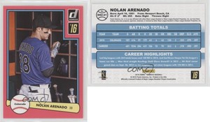 2016 Panini Donruss 1982 Design Pink Border Nolan Arenado #D82-21
