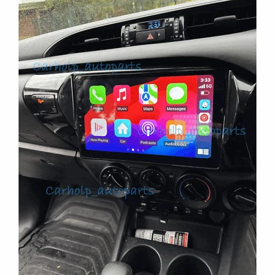 4+64G Wireless Carplay Android 15 Stereo Radio GPS Navi For Toyota Hilux 2015-23 - image 1 of 4