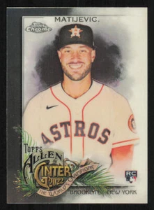 2022 Topps Allen and Ginter Chrome #176 J.J. Matijevic RC - Picture 1 of 2