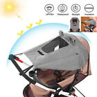 Kinderwagen Sonnensegel Universal für Kinderwagen Buggy UV Schutz Rollo Funktion