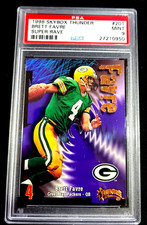 PSA 9 MINT 1998 BRETT FAVRE SKYBOX THUNDER SUPER RAVE 01/25 S6 READ