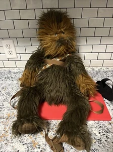 Vintage Chewbacca Backpack Lucasfilm Collectible Star Wars Plush Bag Purse - Picture 1 of 11