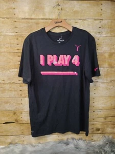 Puma Womens Shirt SS Pink Breast Cancer Awareness Top Sz L #b28 - Picture 1 of 6