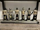 Star Trek par Franklin armure de la galaxie comme neuf *RARE * lot complet de 6 avec base