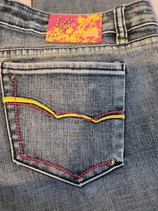 PEPE JEANS LONDON, WOMEN'S BLUE JEANS DISTRESSED, SIZE 30 - Picture 1 of 11