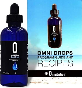 Omni Drops 4 Oz Pack Homeopathic Program Guide Recipes Eating Plan - Picture 1 of 6