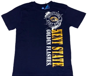 Kent State University Golden Flashes Dark Blue T-Shirt New! NWT Youth MEDIUM 8 - Picture 1 of 1