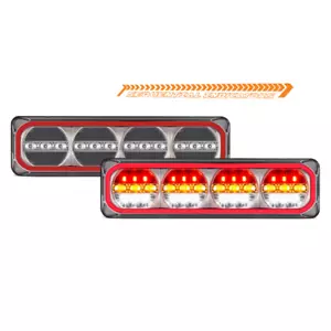 LED Autolamps 2x 385ARWM-2 Maxilamp Stop/Tail/Seq Ind/Rev - Picture 1 of 5