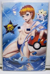MISTY Pokémon Cosplay Waifu Chronicles #1 TOPLESS VIRGIN VARIANT* LTD ED - Picture 1 of 1