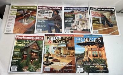 Fine Homebuilding Magazine Lot Of 7 February- November 2010 Plus 2 Annual Issues - Image 1 of 4