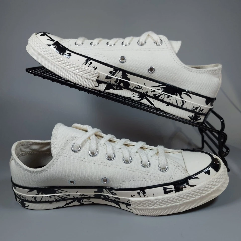 Converse Trainers Womens Size 5.5 Off White Chuck 70 Hybrid Floral Skate Shoes - Image 1 of 4