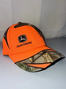 John Deere Dri-Duck Ball Cap, Blaze Orange & Camo - Bild 1 von 5