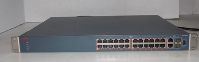 Avaya 3526T-PWR+ (AL3500E11-E6) 10/100 PoE+ 24-Port Layer 3 Network Switch - Image 1 of 4