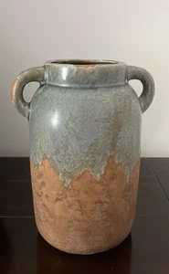 Amphore Keramik Urne/Vase 10"H Vintage Stil zweifarbig - Bild 1 von 3