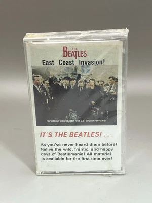 The Beatles -East Coast Invasion Cassette Tape Brand New Sealed 1989 Rare NOS - Image 1 of 2