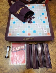 Vintage Scrabble Deluxe Turntable Crossword Game America's Favorite Word Game - Picture 1 of 3