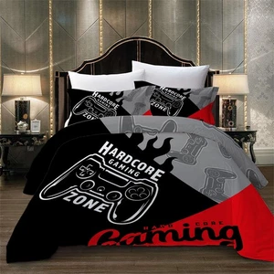 Gamepad Duvet Quilt Cover Set Bedding Set Quilt Cover Pillowcase Single Size - Picture 1 of 17