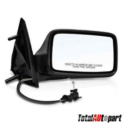 Espelho manual com textura dobrável manual para Volkswagen Jetta 1993-1998 direito - Imagem 1 de 4