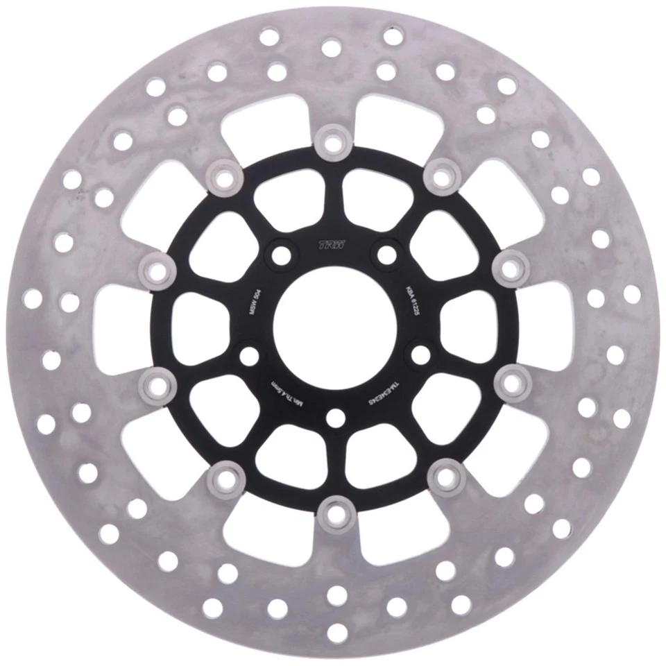 TRW Bremsscheibe MSW504 Vorne schwimmend 300mm schwarz